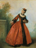 The Beautiful Greek La Belle Grecque - Nicolas Lancret — artwork view