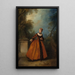 La Belle Grecque - Nicolas Lancret — framed artwork on a wall