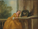 L'oiseau en cage - Nicolas Lancret — artwork view