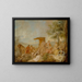 The Hunting Meal - Nicolas Lancret — framed artwork on a wall