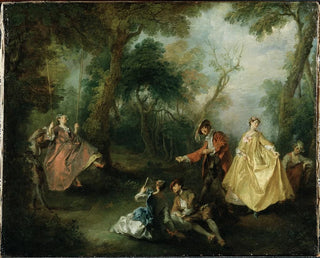 The Balancing - Nicolas Lancret — artwork view