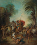The tiger hunt - Nicolas Lancret — artwork view