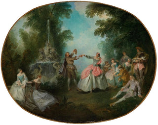 The Minuet - Nicolas Lancret — artwork view
