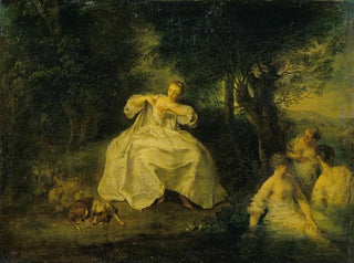 Women bathing - Nicolas Lancret — artwork view