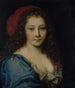Portrait painting presumed of Armande Béjart circa 1640-1700 actress - Nicolas Mignard — artwork view