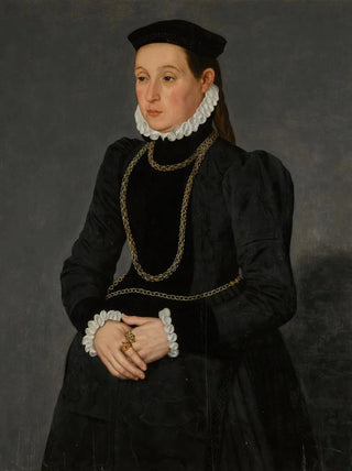 Nicolas Neufchtel - Portrait of a lady possibly Margaretha Mertha wife of Hendrik Pilgram.webp
