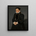 Portrait of a lady, perhaps Margaretha Mertha, wife of Hendrik Pilgram - Nicolas Neufchâtel — framed artwork on a wall