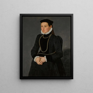Nicolas Neufchtel - Portrait of a lady possibly Margaretha Mertha wife of Hendrik Pilgram.webp