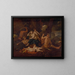 L'enfance de Bacchus - Nicolas Poussin — framed artwork on a wall