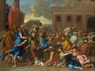 L'Enlèvement des Sabines - Nicolas Poussin — artwork view