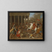 La conquête de Jérusalem par l'empereur Titus - Nicolas Poussin — framed artwork on a wall