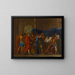 The Death of Germanicus - Nicolas Poussin — framed artwork on a wall