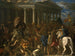 The destruction and looting of the Temple of Jerusalem - Nicolas Poussin — artwork view