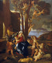 The Holy Family with Saint John the Baptist - Nicolas Poussin — artwork view