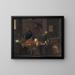The Testament of Eudamidas - Nicolas Poussin — framed artwork on a wall