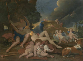 Venus and Adonis - Nicolas Poussin — artwork view
