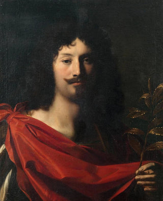 Nicolas Regnier - Portrait of a nobleman as Aeneas holding a branch of golden laurel.webp