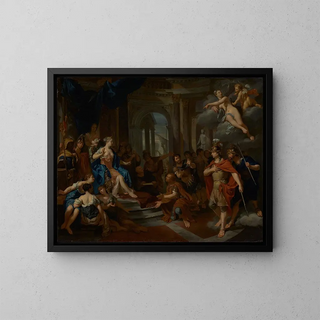 Didon et Énée - Nicolas Verkolje — framed artwork on a wall