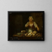 Cook's vegetable cleaner - Nicolas Walraven van Haeften — framed artwork on a wall