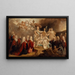Allégorie des fiançailles de Louis XV avec l'infante Marie-Anne-Victoire d'Espagne, 1722 - Nicolas de Largillière — framed artwork on a wall