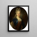 Portrait of a woman - Nicolas de Largillière — framed artwork on a wall
