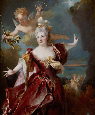 Nicolas de Largillire - Portrait de la comdienne MarieAnne de Chteauneuf dite Mlle Duclos 16641747 dans le rle dAriane.webp