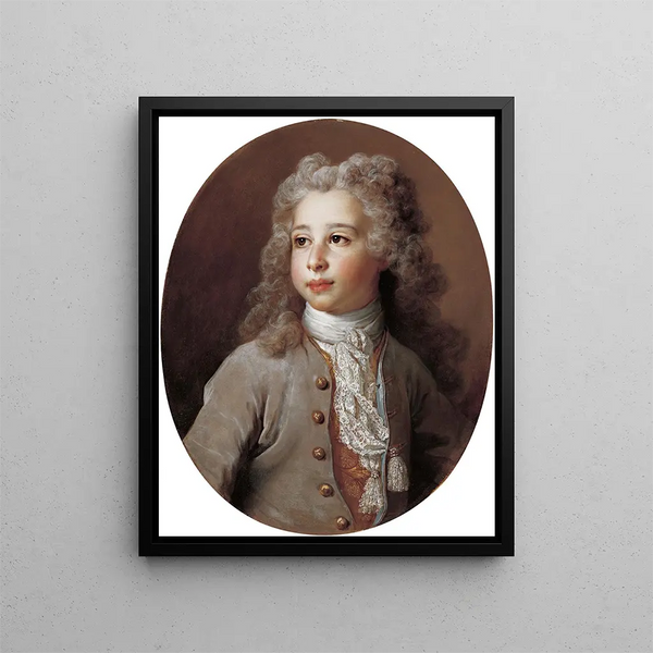 Portrait Painting of François Emmanuel Pommyer - Nicolas de Largillière — framed artwork on a wall
