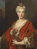 Portrait painting of Marguerite Élisabeth De Largillière 1701-1756 The artist's daughter - Nicolas de Largillière — artwork view