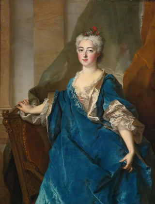 Nicolas de Largillire - Portrait of The Baronne De Besenval.webp