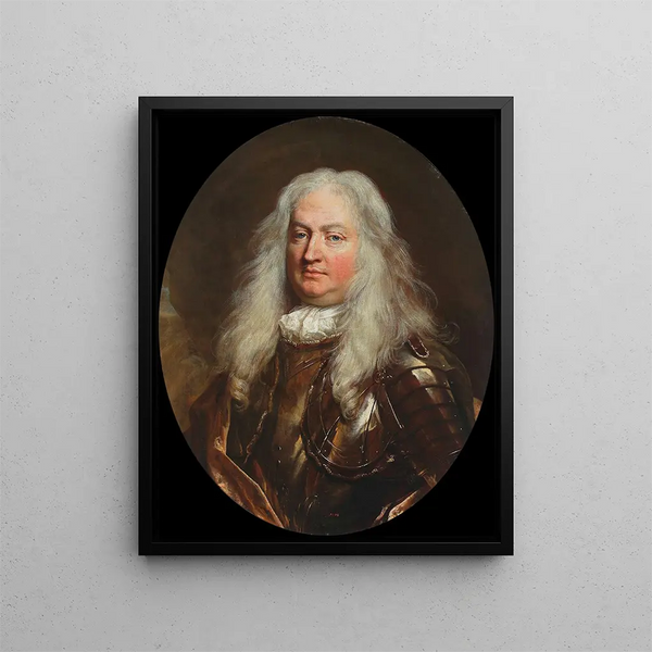 Portrait of General Bardo Bardi Magalotti - Nicolas de Largillière — framed artwork on a wall