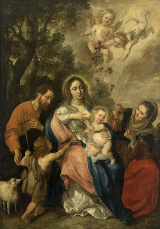 Nicolas de Liemaker - The Holy Family with John the Baptist.webp