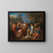 The discovery of Joseph's cup in Benjamin's sack - Nicolas de Poilly — framed artwork on a wall