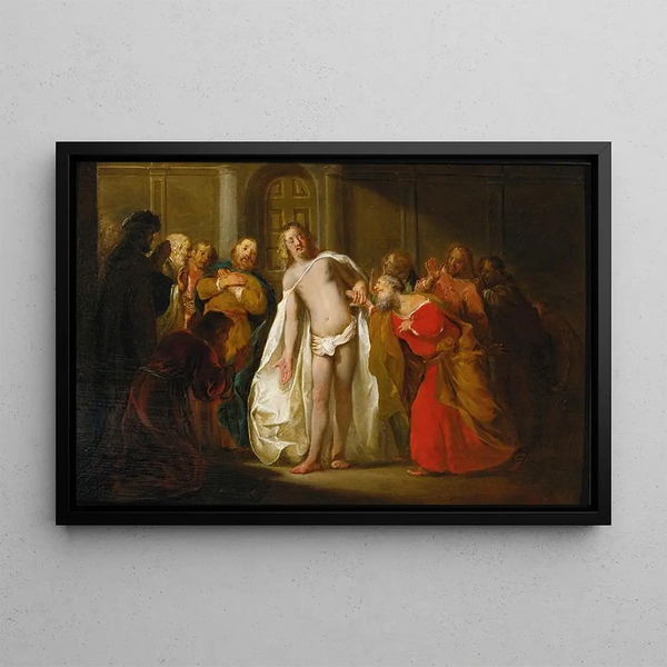 L'Incrédulité de Thomas - Nicolaus Knüpfer — framed artwork on a wall