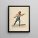 A New York firefighter - Nicolino Calyo — framed artwork on a wall