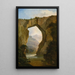 Natural Bridge - Nicolino Calyo — framed artwork on a wall