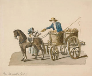 Le chariot des boulangers - Nicolino Calyo — artwork view
