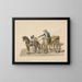 Le chariot des boulangers - Nicolino Calyo — framed artwork on a wall