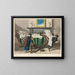 Les flâneurs du bar - Nicolino Calyo — framed artwork on a wall