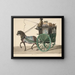 The Cabriolet - Nicolino Calyo — framed artwork on a wall