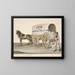 The Ice Chariot - Nicolino Calyo — framed artwork on a wall