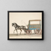 The ginger ale and root beer cart - Nicolino Calyo — framed artwork on a wall