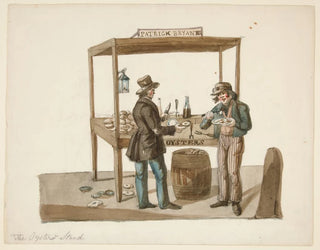 The oyster stand - Nicolino Calyo — artwork view