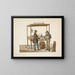 The oyster stand - Nicolino Calyo — framed artwork on a wall