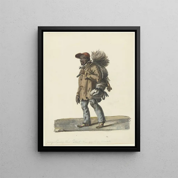 The Chimney Sweep Patented - Nicolino Calyo — framed artwork on a wall