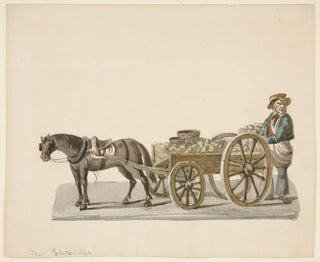 The Potato Seller - Nicolino Calyo — artwork view