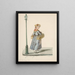 La fille aux fraises - Nicolino Calyo — framed artwork on a wall
