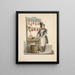 The street butcher - Nicolino Calyo — framed artwork on a wall