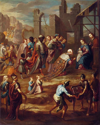Nicols Enrquez - The Adoration of the Kings with Viceroy Pedro de Castro y FigueroaDuke of La Conquista.webp