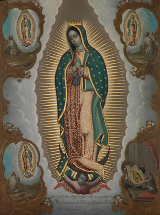 Nicols Enrquez - The Virgin of Guadalupe with the Four Apparitions.webp