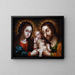La Sainte Famille - Nicolás Rodríguez Juárez — framed artwork on a wall